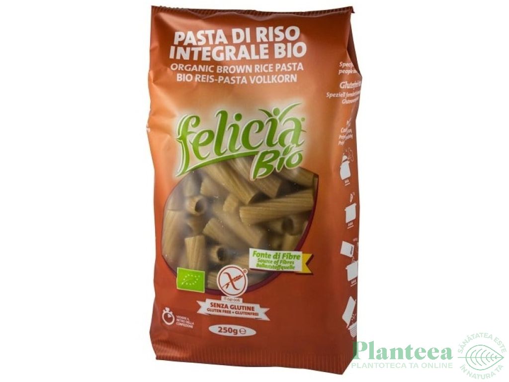 Paste tortiglioni orez brun eco 250g - FELICIA