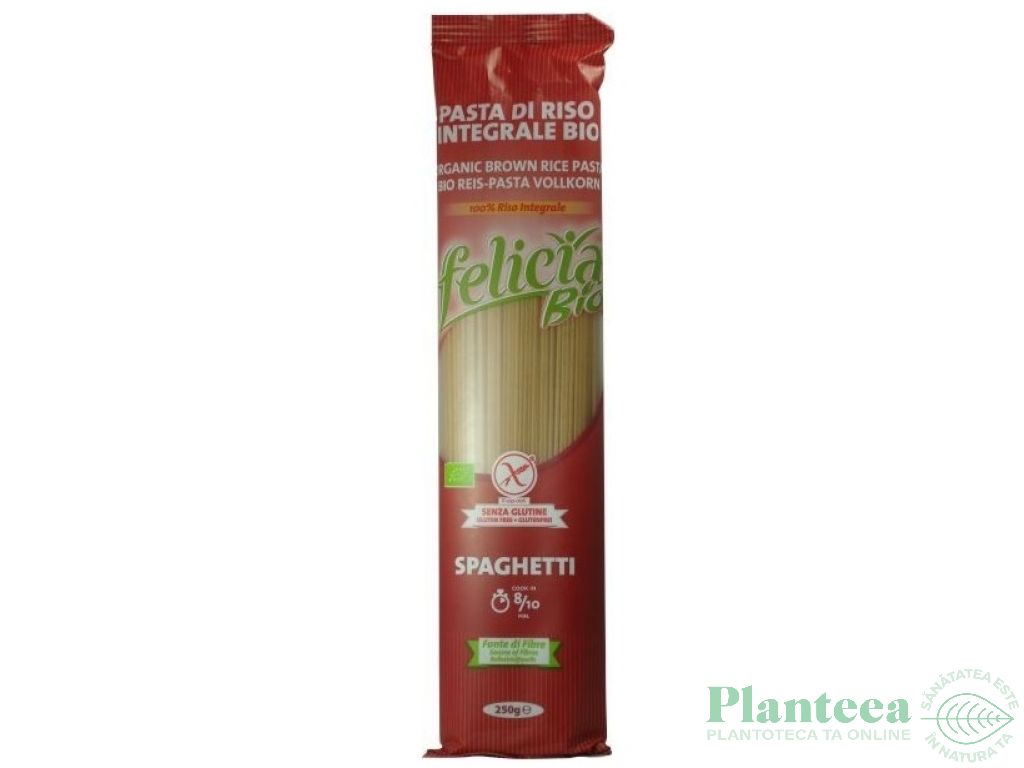 Paste spaghete orez brun eco 250g - FELICIA