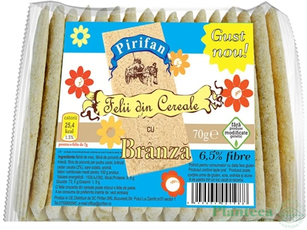 Felii cereale branza 70g - PIRIFAN