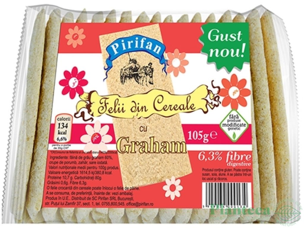 Felii cereale graham 105g - PIRIFAN