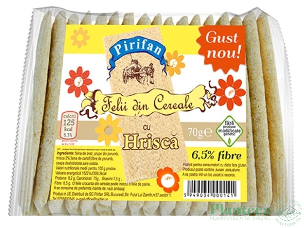 Felii cereale hrisca 70g - PIRIFAN