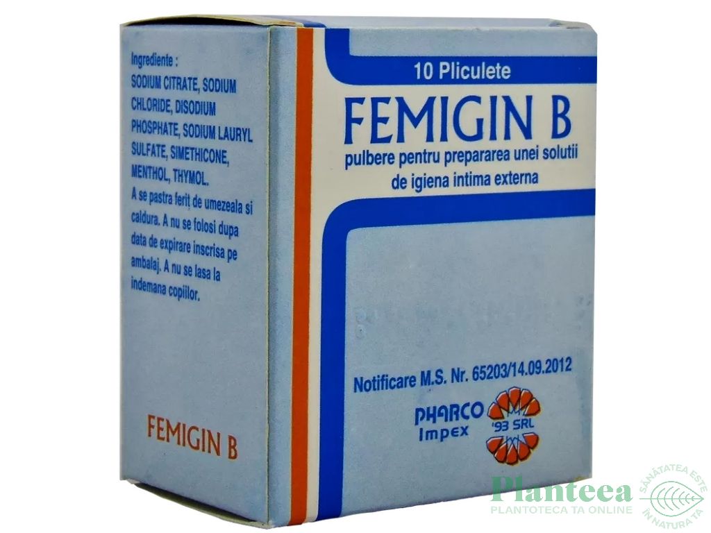 Femigin B pulbere 10pl - PHARCO