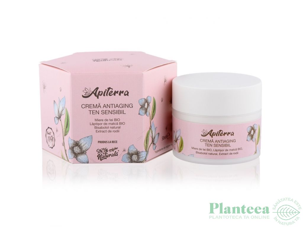 Crema fata antiaging ten sensibil 50ml - APITERRA