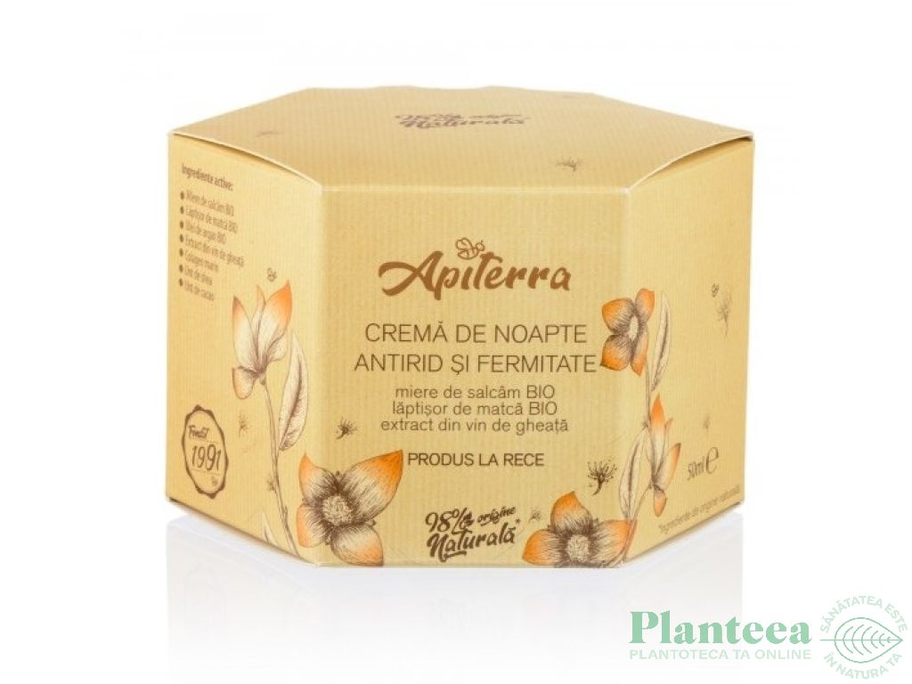 Crema noapte antirid 50ml - APITERRA