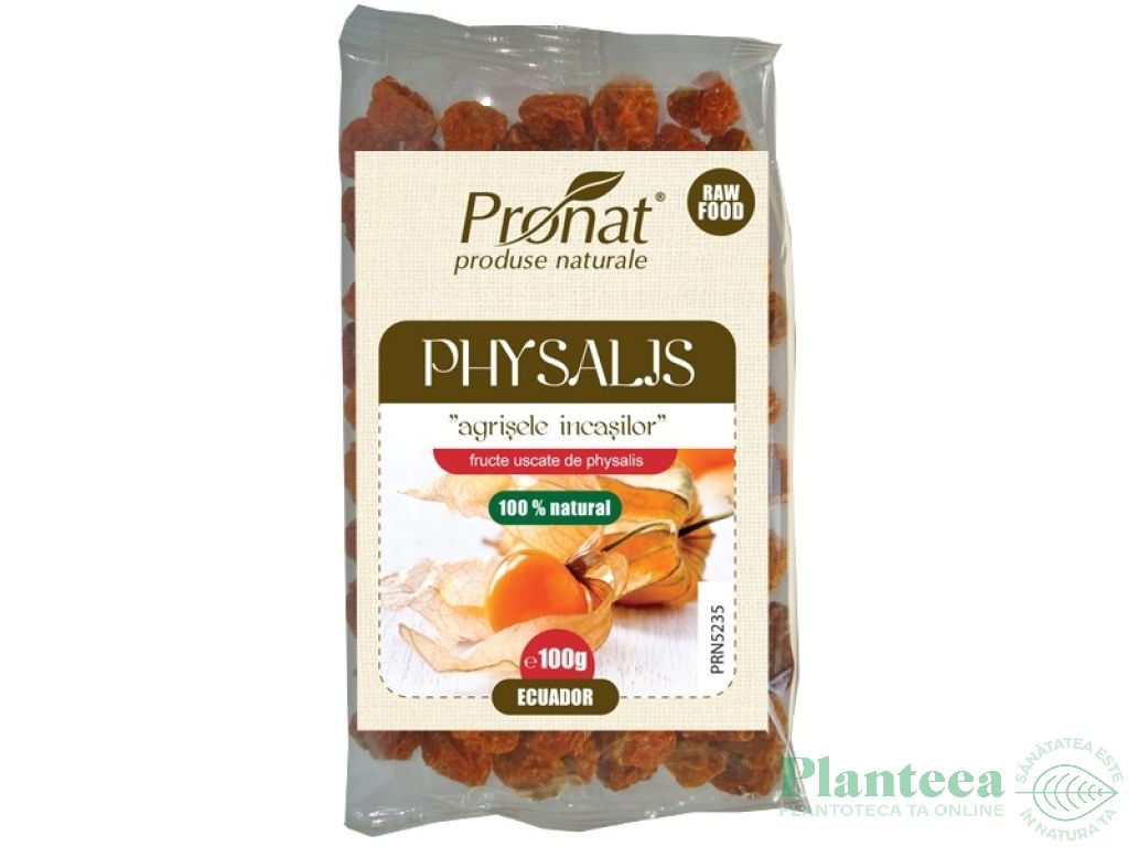 Physalis fructe uscate 100g - PRONAT