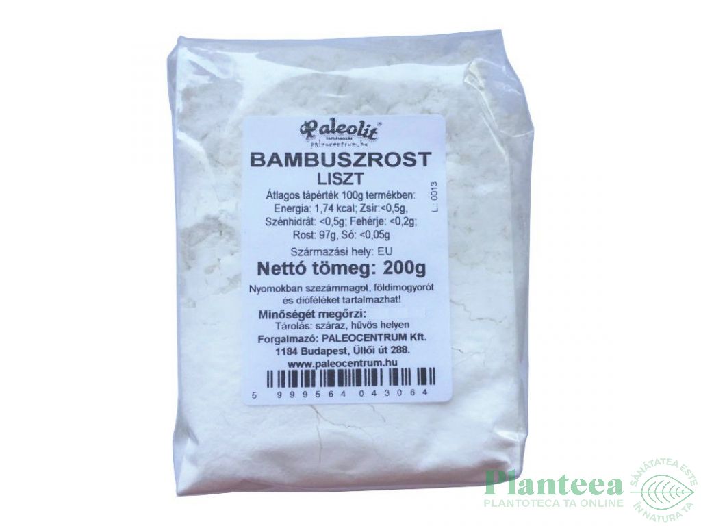 Fibre bambus pulbere 200g - PALEOLIT