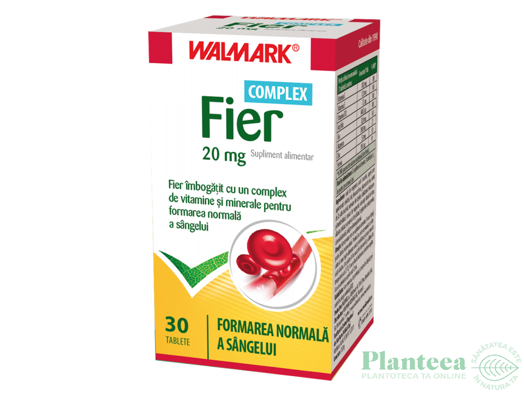 Fier complex 20mg 30cp - WALMARK