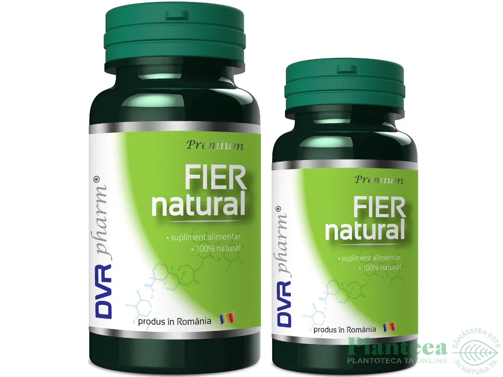Pachet Fier natural 60+30cps - DVR PHARM