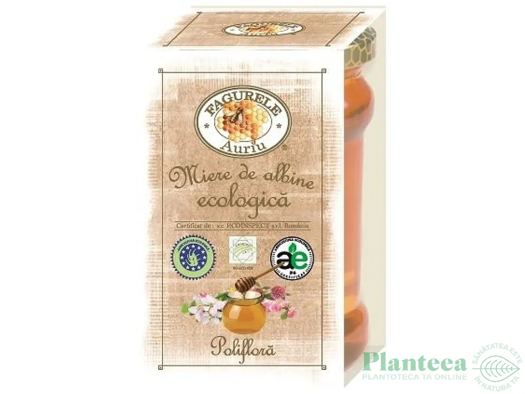 Miere poliflora eco 400g - FAGURELE AURIU