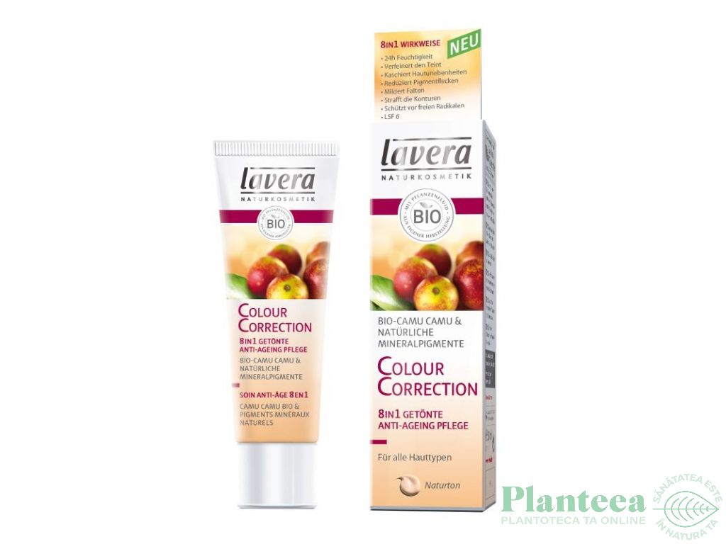 Crema antirid corectoare 8in1 30ml - LAVERA