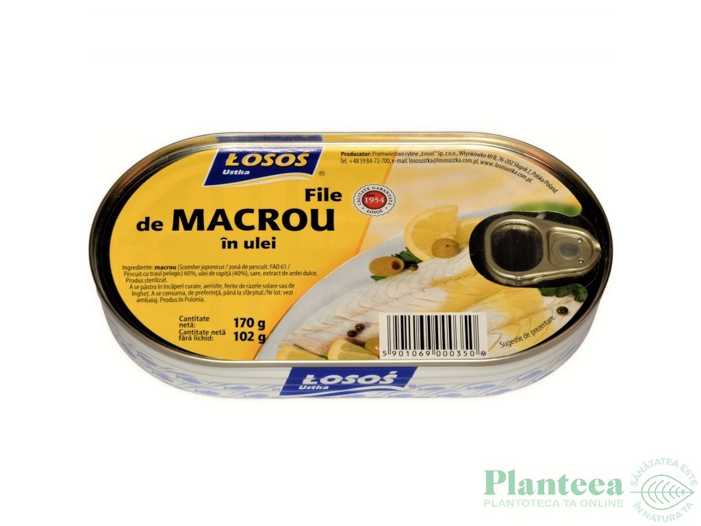 Macrou file in ulei 170g - LOSOS