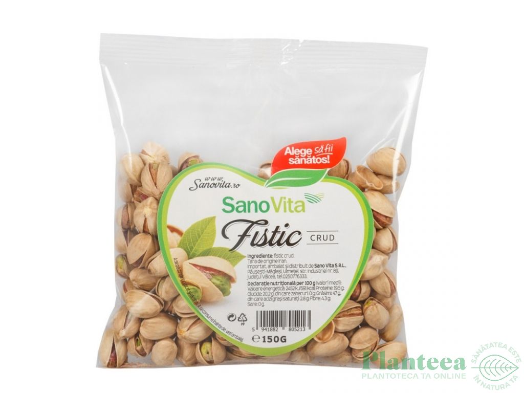 Fistic crud intreg 150g - SANOVITA