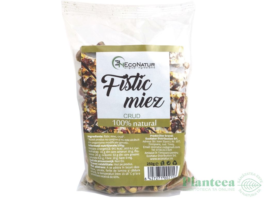 Fistic crud intreg 250g - ECONATUR