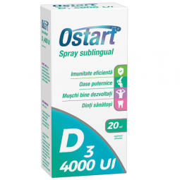 Spray Ostart vitamina D3 4000ui 20ml - FITERMAN