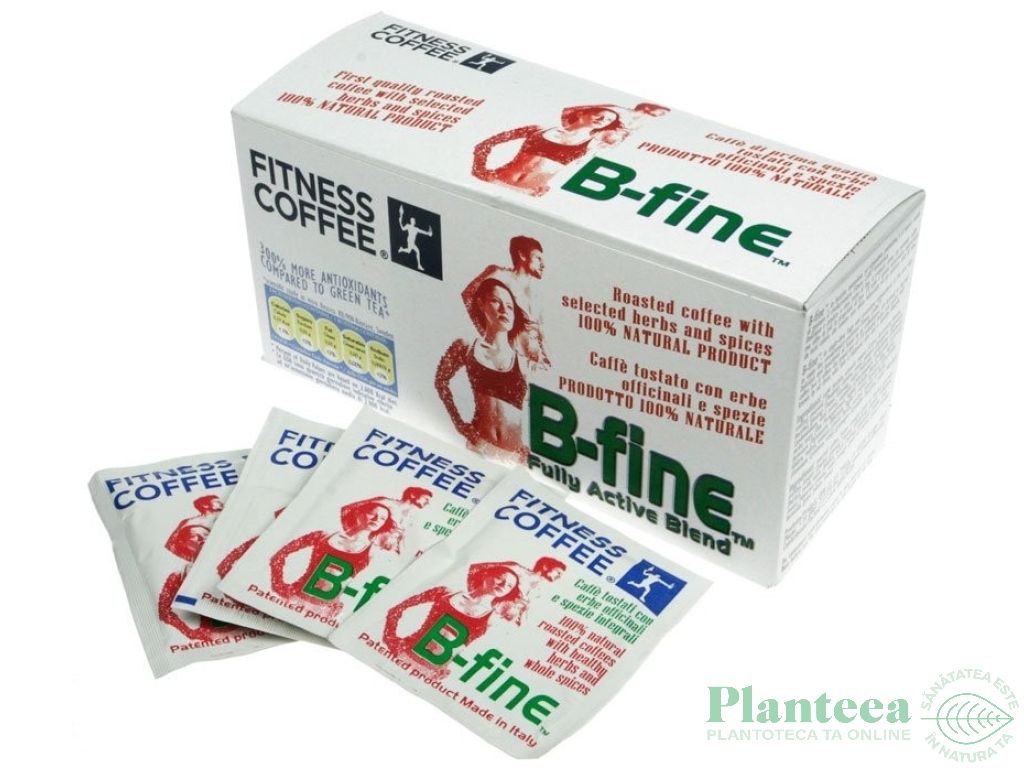 Cafea macinata cu plante BFine 30pl - FITNESS COFFEE
