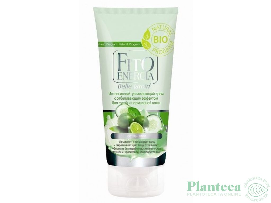 Crema fata albire intensa castravete nasturei Fito Energia 200ml - BELLE JARDIN