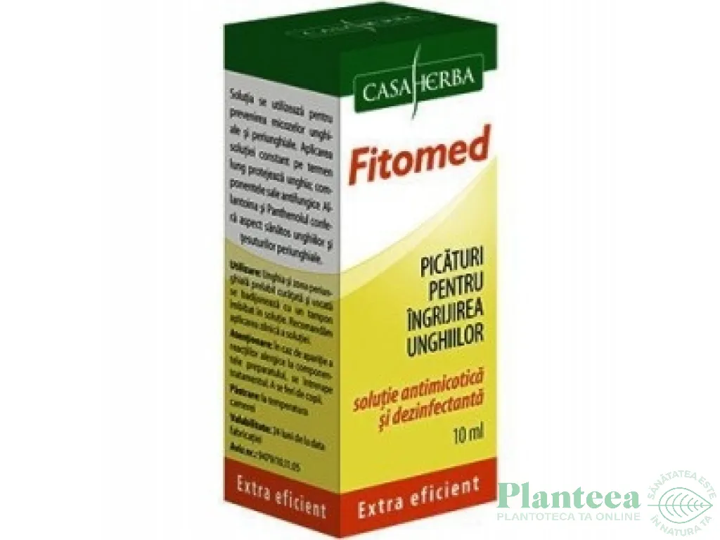 Picaturi ingrijire unghii Fitomed 10ml - INTERHERB