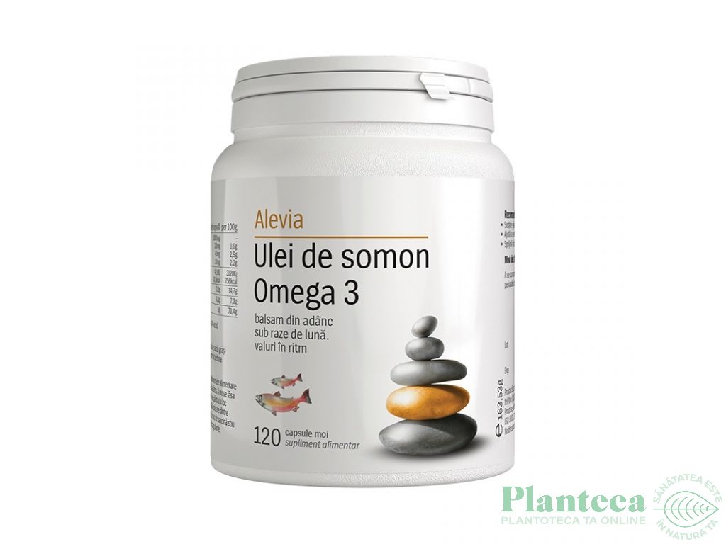 Ulei somon omega3 120cps - ALEVIA