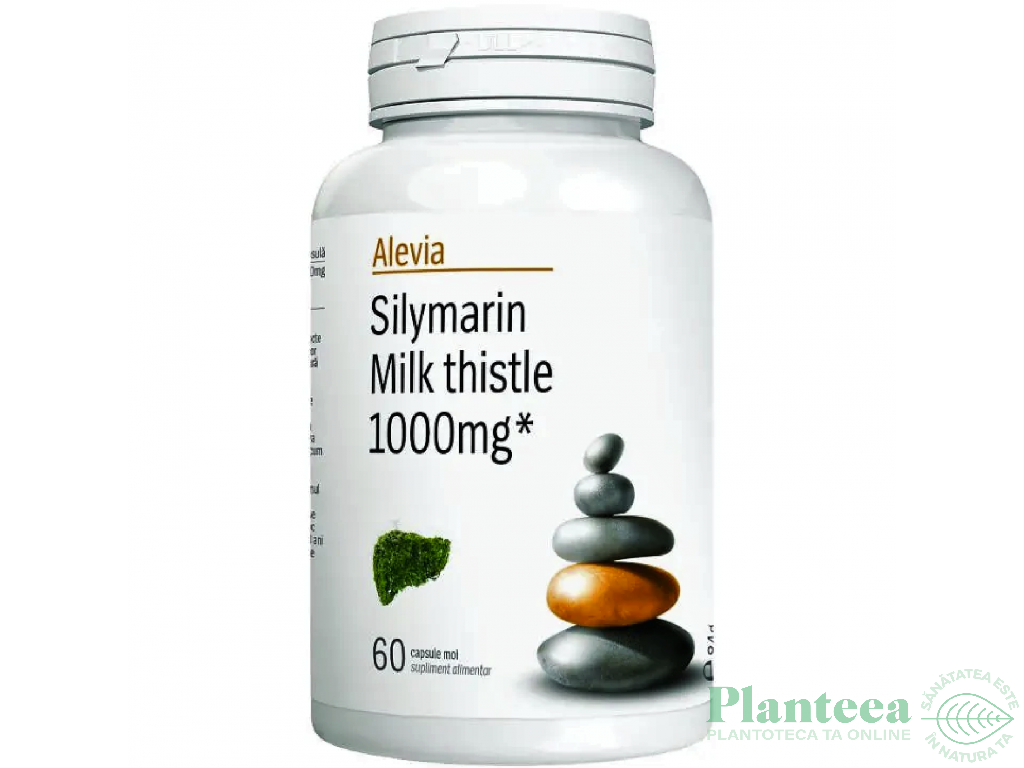 Silimarina [Milk thistle] 1000mg 60cps - ALEVIA