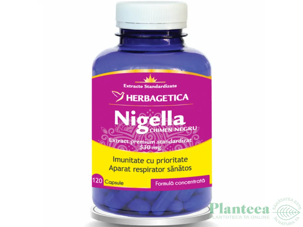Nigella [chimen negru] 120cps - HERBAGETICA
