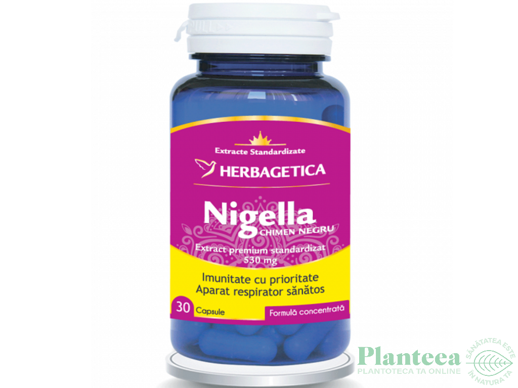 Nigella [chimen negru] 30cps - HERBAGETICA