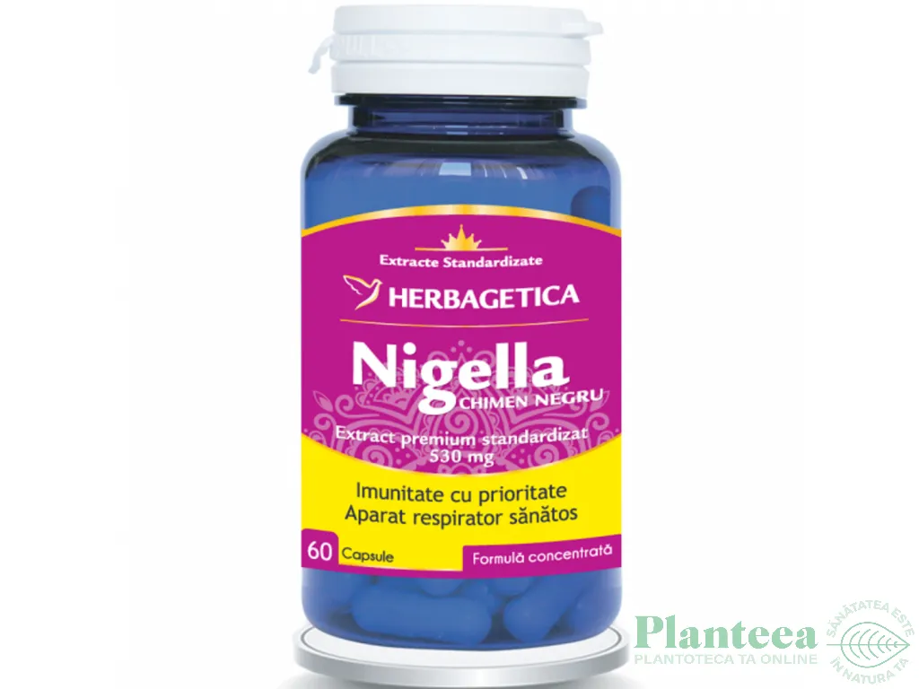Nigella [chimen negru] 60cps - HERBAGETICA