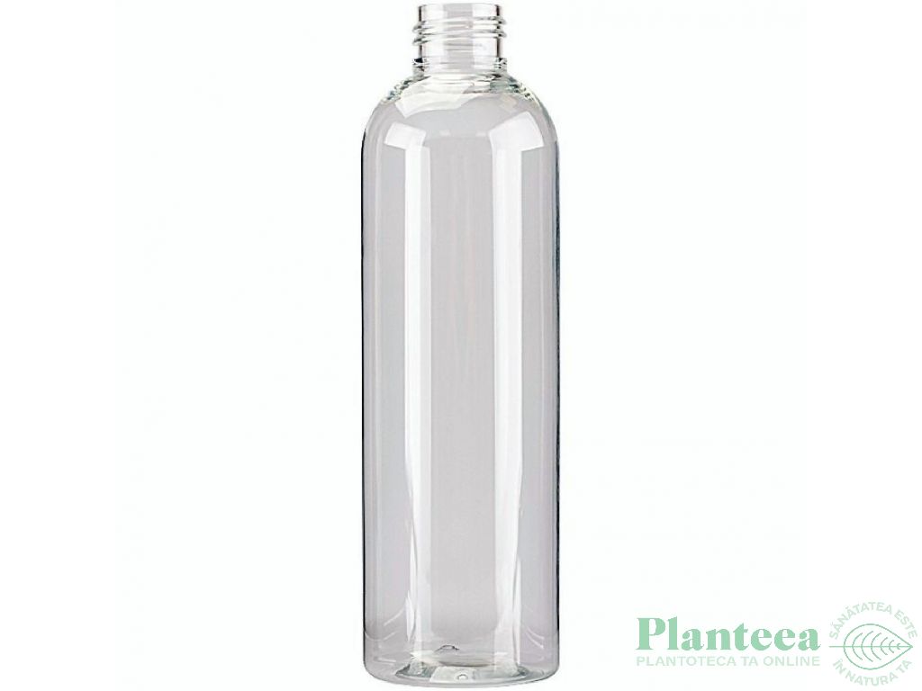 Flacon plastic transparent Cristal 24/410 fara capac 250ml - MAYAM