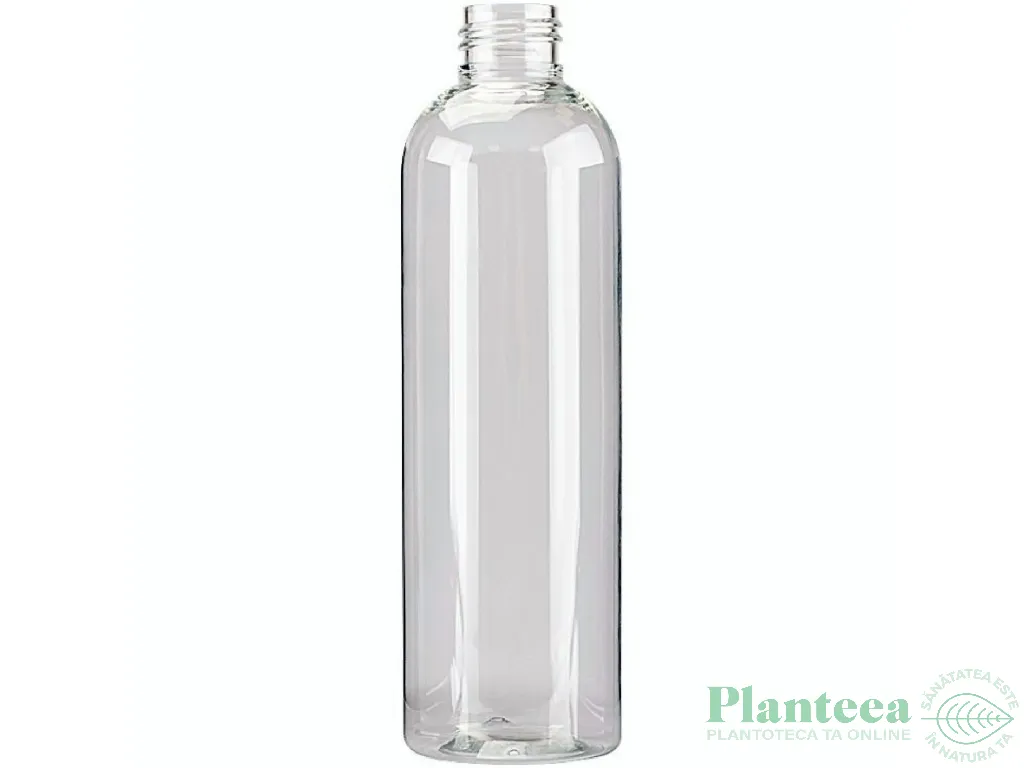 Flacon plastic transparent Cristal 24/410 fara capac 250ml - ELLEMENTAL