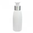 Flacon plastic alb Gaia cu pompa medie 100ml - MAYAM