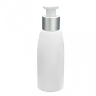 Flacon plastic alb Gaia cu pompa medie 100ml - MAYAM