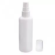 Flacon plastic alb Gaia cu spray cu capac 100ml - MAYAM