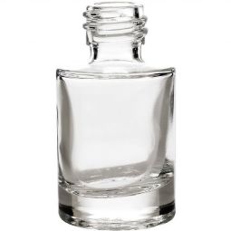 Flacon sticla transparenta Laura fara capac 15ml - MAYAM
