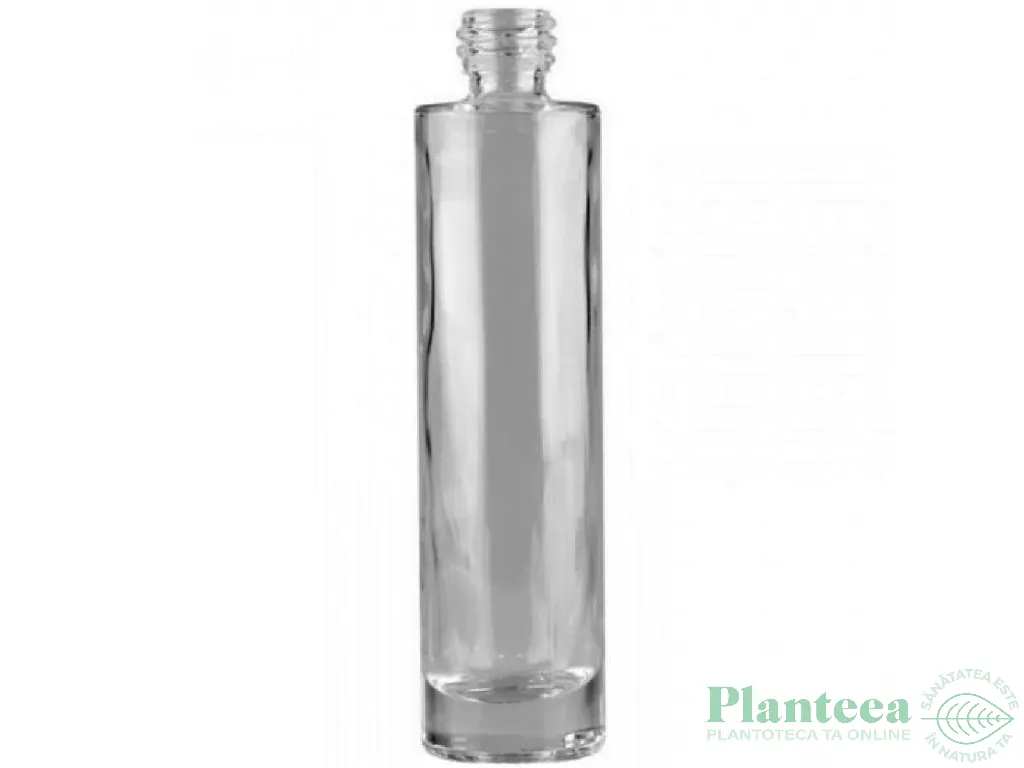 Flacon sticla transparenta Laura fara capac 50ml - ELLEMENTAL