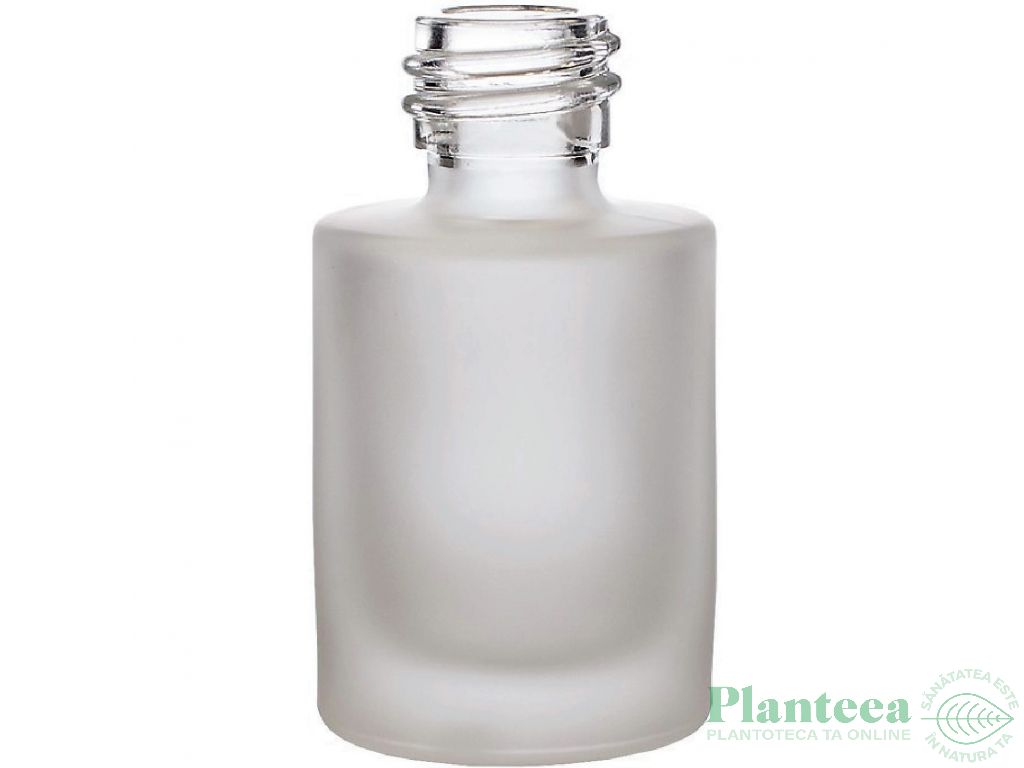 Flacon sticla mata Laura Frosted fara capac 15ml - MAYAM
