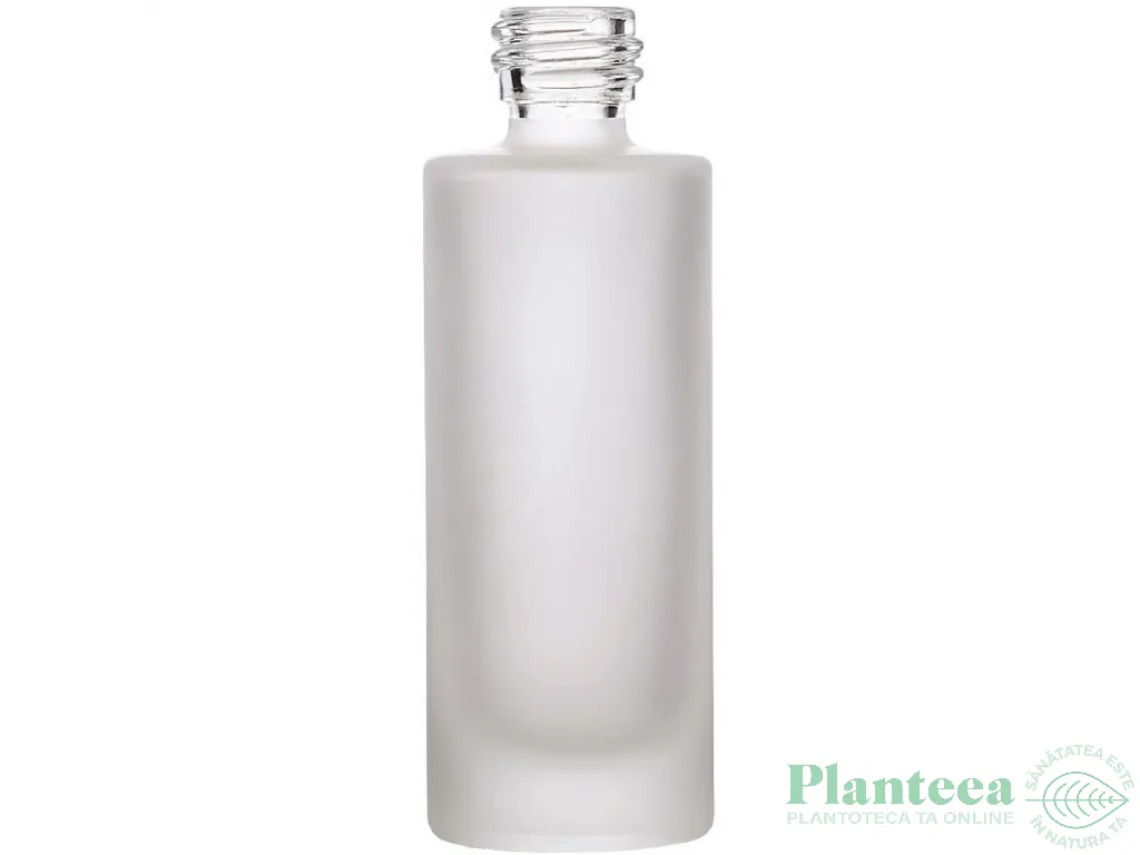 Flacon sticla mata Laura Frosted fara capac 30ml - ELLEMENTAL