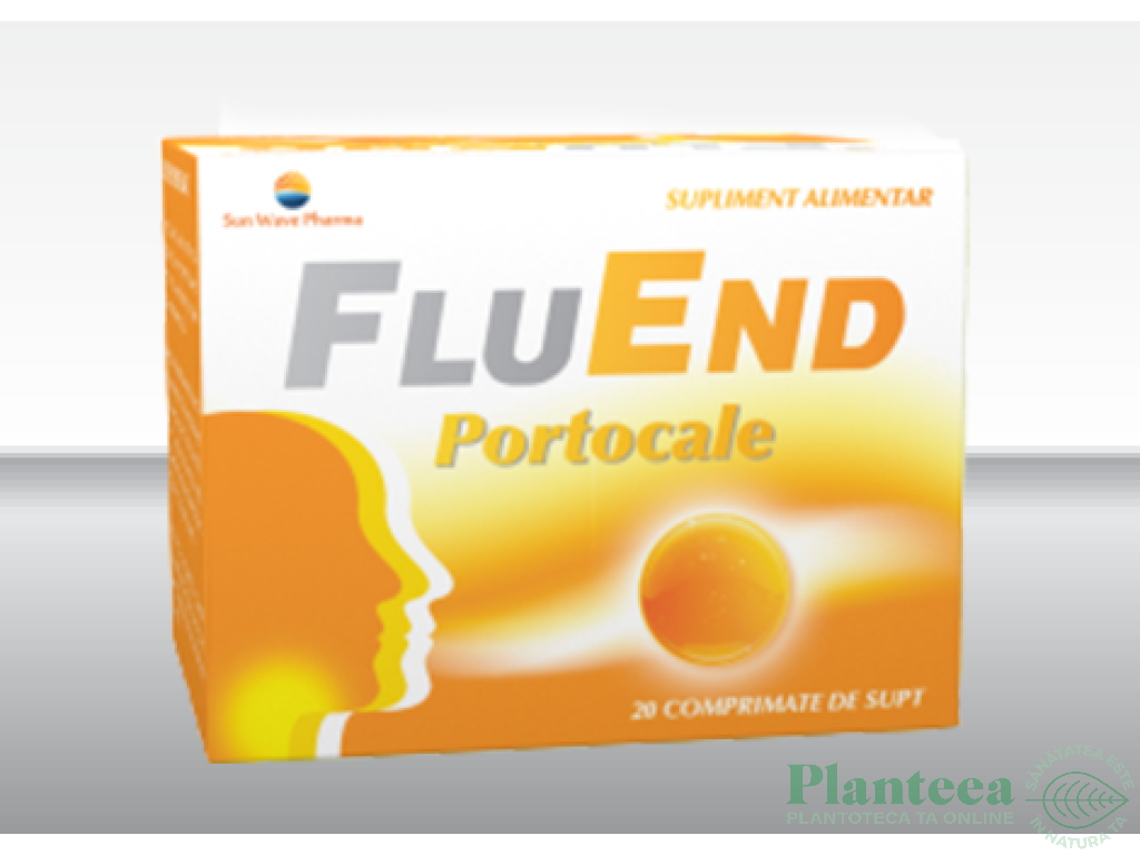 FluEnd portocale 20cp - SUN WAVE PHARMA