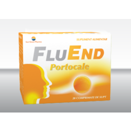 FluEnd portocale 20cp - SUN WAVE PHARMA