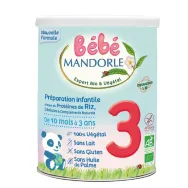 Lapte praf formula3 cereale proteine orez bebelusi +10luni eco 800g - LA MANDORLE