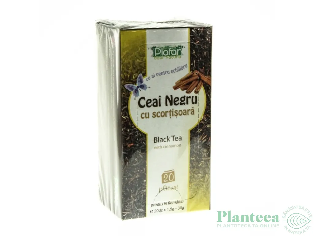 Ceai negru scortisoara 20dz - PLAFAR