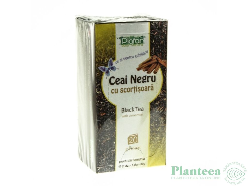 Ceai negru scortisoara 20dz - PLAFAR