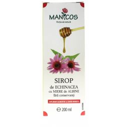 Sirop echinaceea miere 200ml - MANICOS