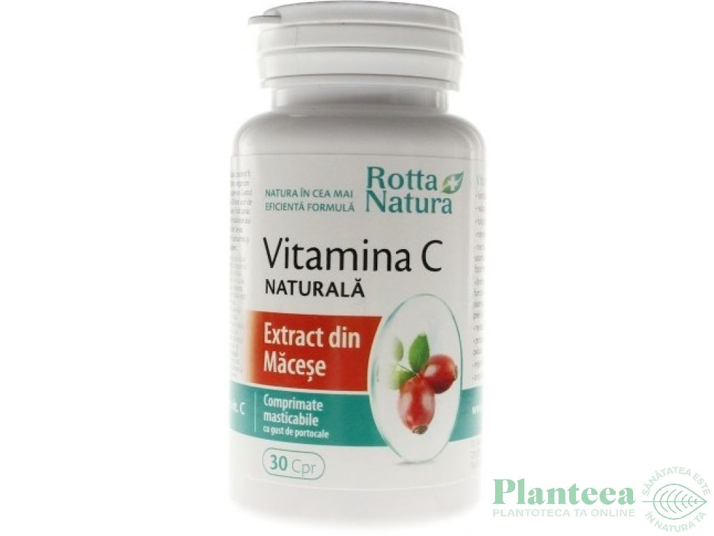 Vitamina C extract macese 30cps - ROTTA NATURA