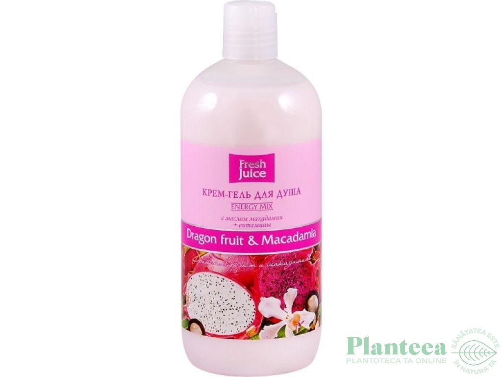 Gel dus cremos pitaya macadamia 500ml - FRESH JUICE