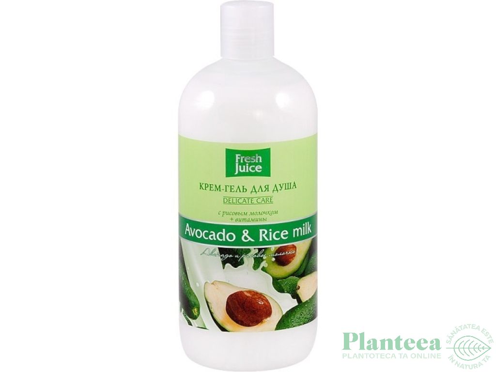 Gel dus cremos avocado lapte_orez 500ml - FRESH JUICE