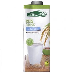 Lapte orez simplu fara gluten eco 1L - ALLOS