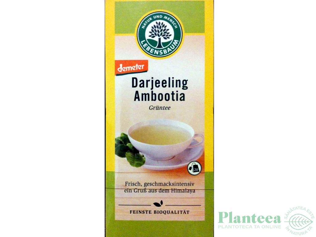 Ceai verde darjeeling ambootia Demeter eco 20dz - LEBENSBAUM