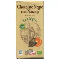 Ciocolata neagra 56% portocale 100g - SOLE