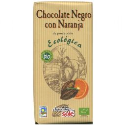 Ciocolata neagra 56% portocale eco 100g - SOLE