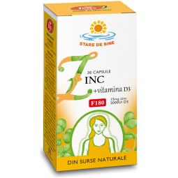 Zinc vitamina D3 30cps - FARES