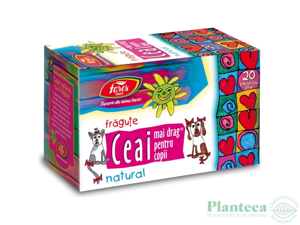 Ceai natural mai drag pt copii fragute C 20dz - FARES
